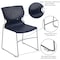 Flash Furniture Navy Plastic Stack Chair, PK5 5-RUT-438-NY-GG - alternate 9